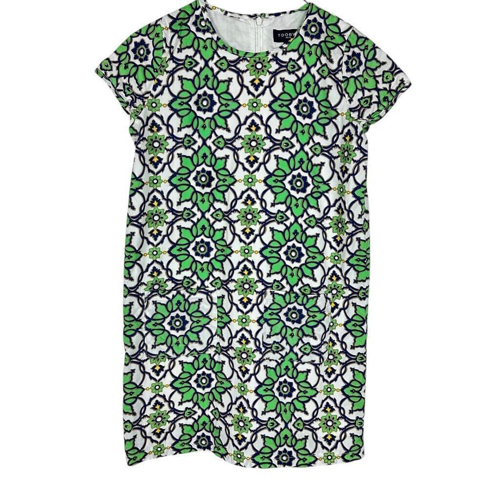 Toobydoo Girls Green Shift Dress Size 12